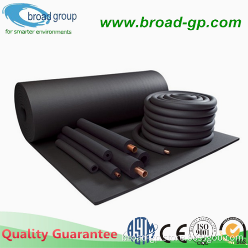 Rubber Foam Pipe and Sheet Insulation Material for Construction